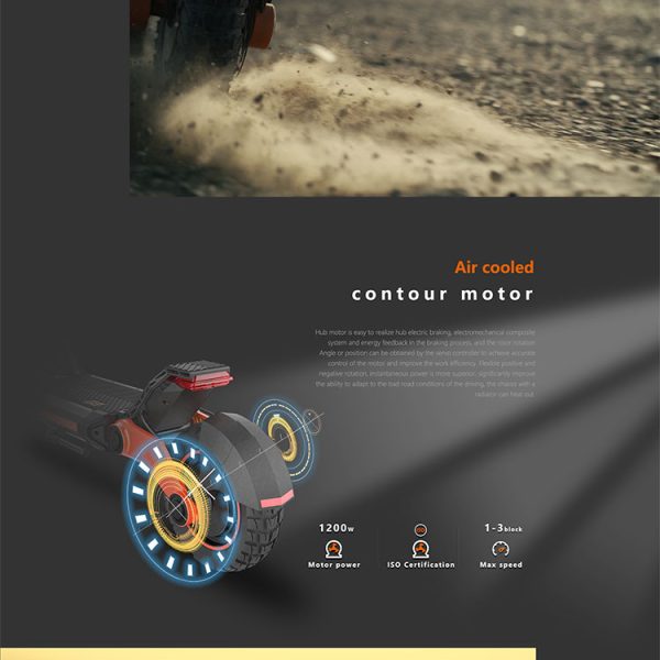 KuKirin G3 Elektromos Roller 1200W