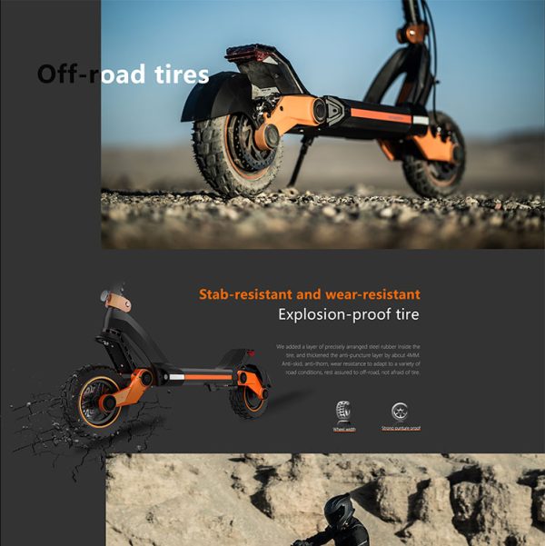 KuKirin G3 Elektromos Roller 1200W