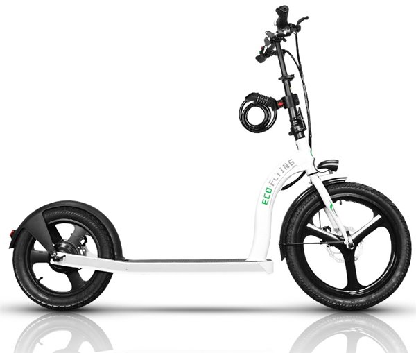 Eco-Flying H100 nagykerek Elektromos Roller Feh r 350W