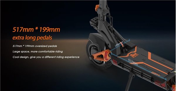 KuKirin G3PRO Elektromos Roller 2x1200W DUAL