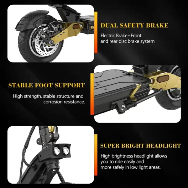 iENYRID ES30 DUAL Elektromos Roller GOLD 2400W