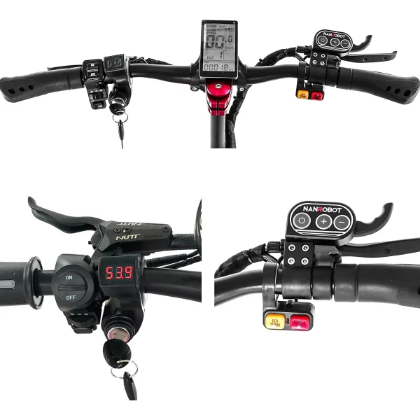 Nanrobot D4 3 0 DUAL Elektromos roller piros 2000W