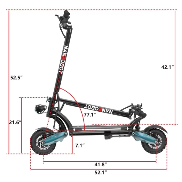 Nanrobot D6 2 0 DUAL Elektromos roller 2000W
