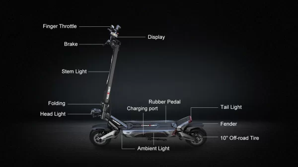 Nanrobot N6 DUAL Elektromos roller 2000W