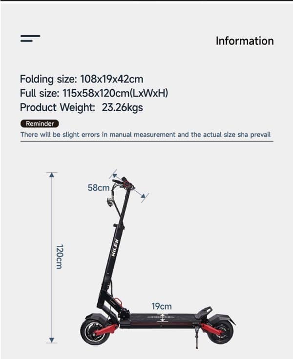 Hiley T8PRO Elektromos Roller 15