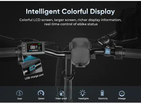 Samebike CY20 Elektromos Kerekpar 6