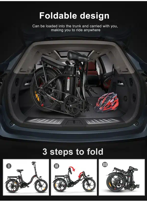 Samebike CY20 Elektromos Kerekpar 7