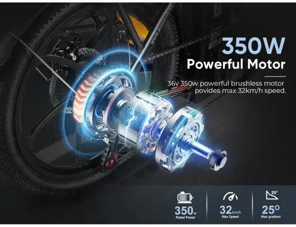 Samebike CY20 Elektromos Kerekpar 8