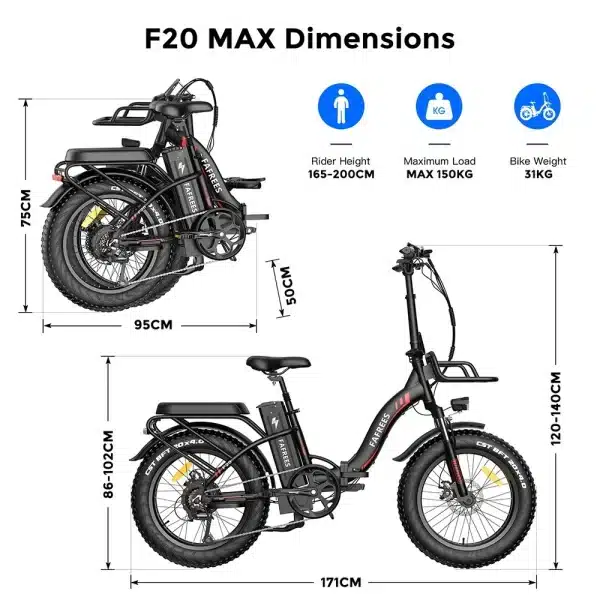 FAFREES F20 Max Elektromos Kerekpar 13