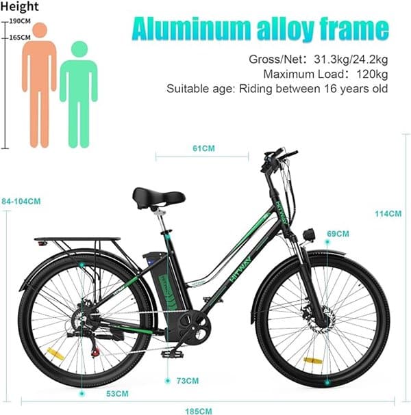 Hitway BK8S Elektromos Kerekpar 77