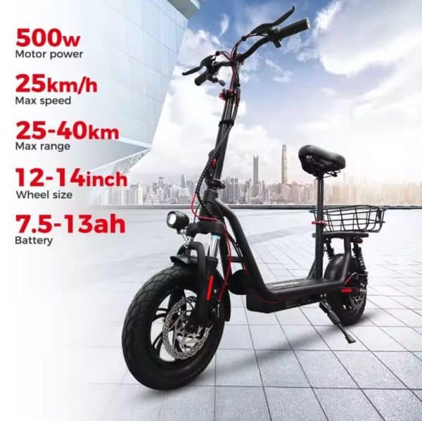 Iscooter EB12 Elektromos Roller 1
