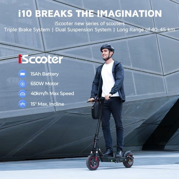 Iscooter i10 Elektromos Roller 13