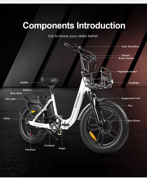 Samebike Elektromos Kerekpar C05 Pro (15)