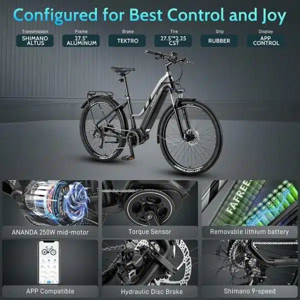 FAFREES Fm8 Elektromos Kerekpar 35