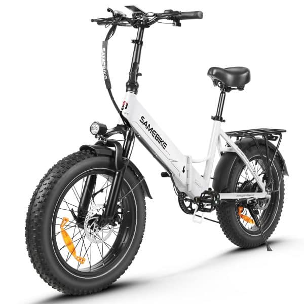 Samebike LOTDM200 II Elektromos Kerekpar Feher (1)