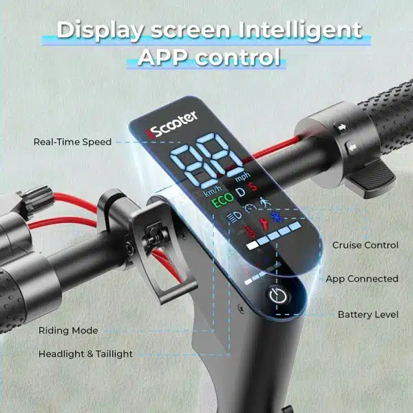 Iscooter W7 Elektromos Roller 9