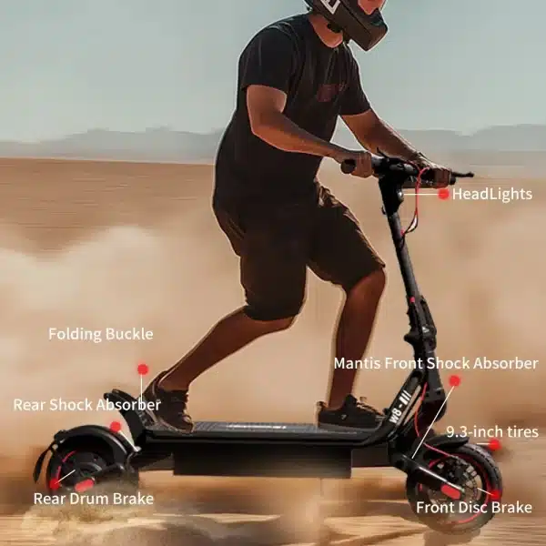 Iscooter W8 Elektromos Roller 12
