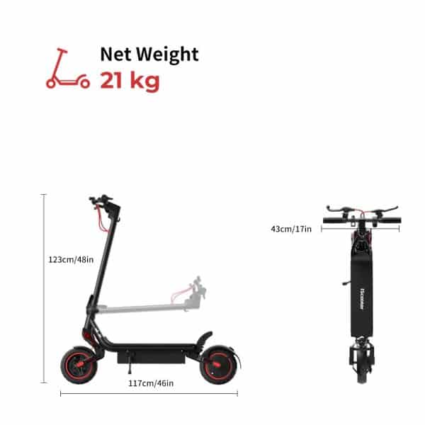 Iscooter W8 Elektromos Roller 21