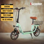 Iscooter I12 Green Elektromos Roller 002