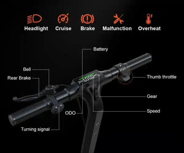 Nanrobot C1PRO Elektromos Roller 04