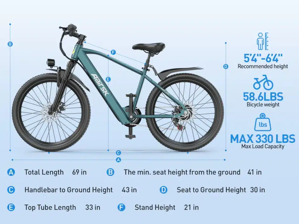 Aairsk GT300 Elektromos kerekpar 19 Aairsk GT300 Elektromos kerekpar 19