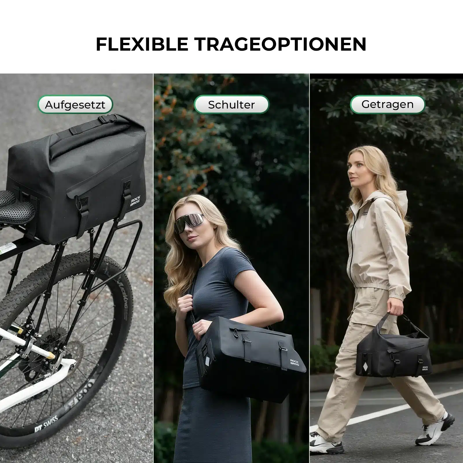 100  Wasserdichte Fahrrad Gepäcktasche für Gepäckt 2b459167f313