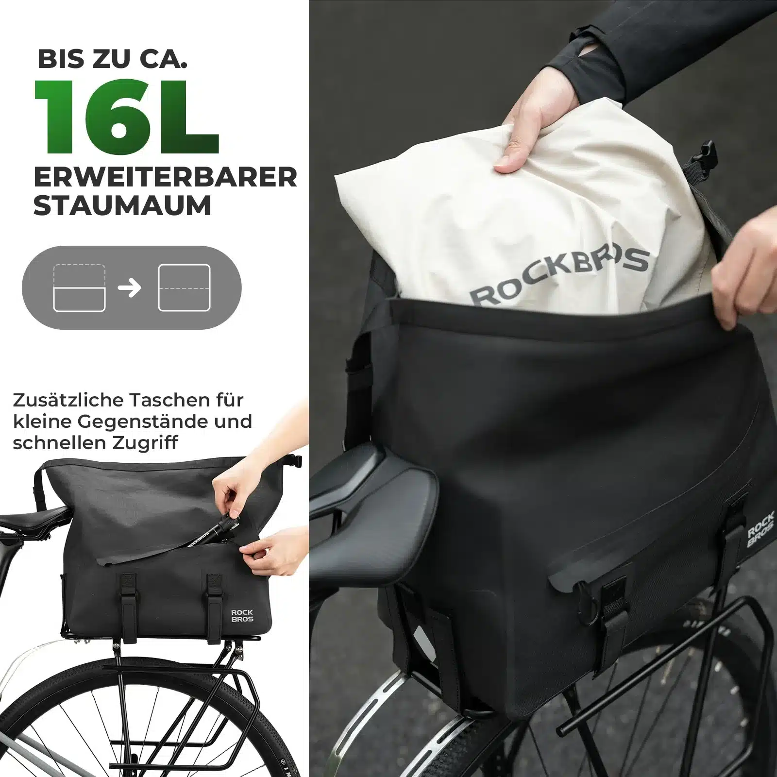 100  Wasserdichte Fahrrad Gepäcktasche für Gepäckt 38dcc81cc3c7