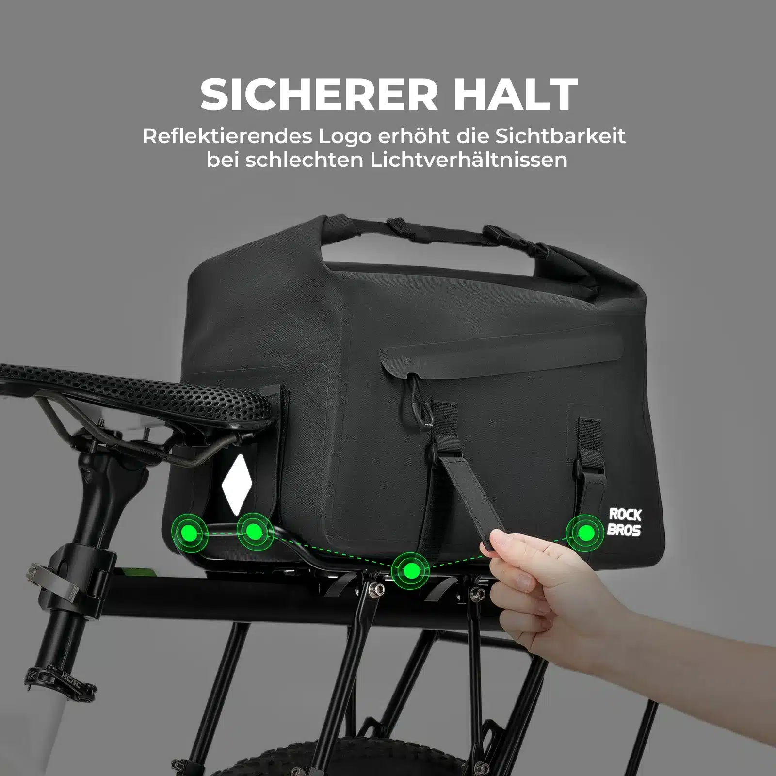 100  Wasserdichte Fahrrad Gepäcktasche für Gepäckt b1d09dd6b673