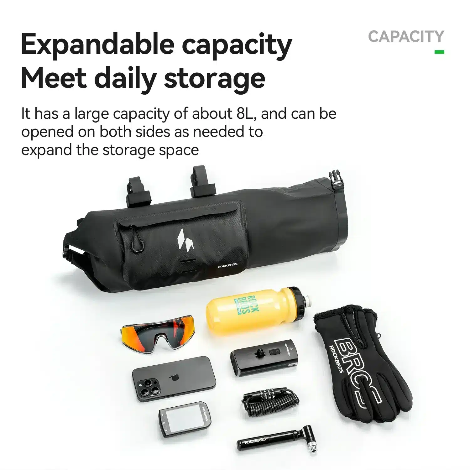 100  Wasserdichtes Fahrradtasche Lenkertasche 8L A 302f37c0da79