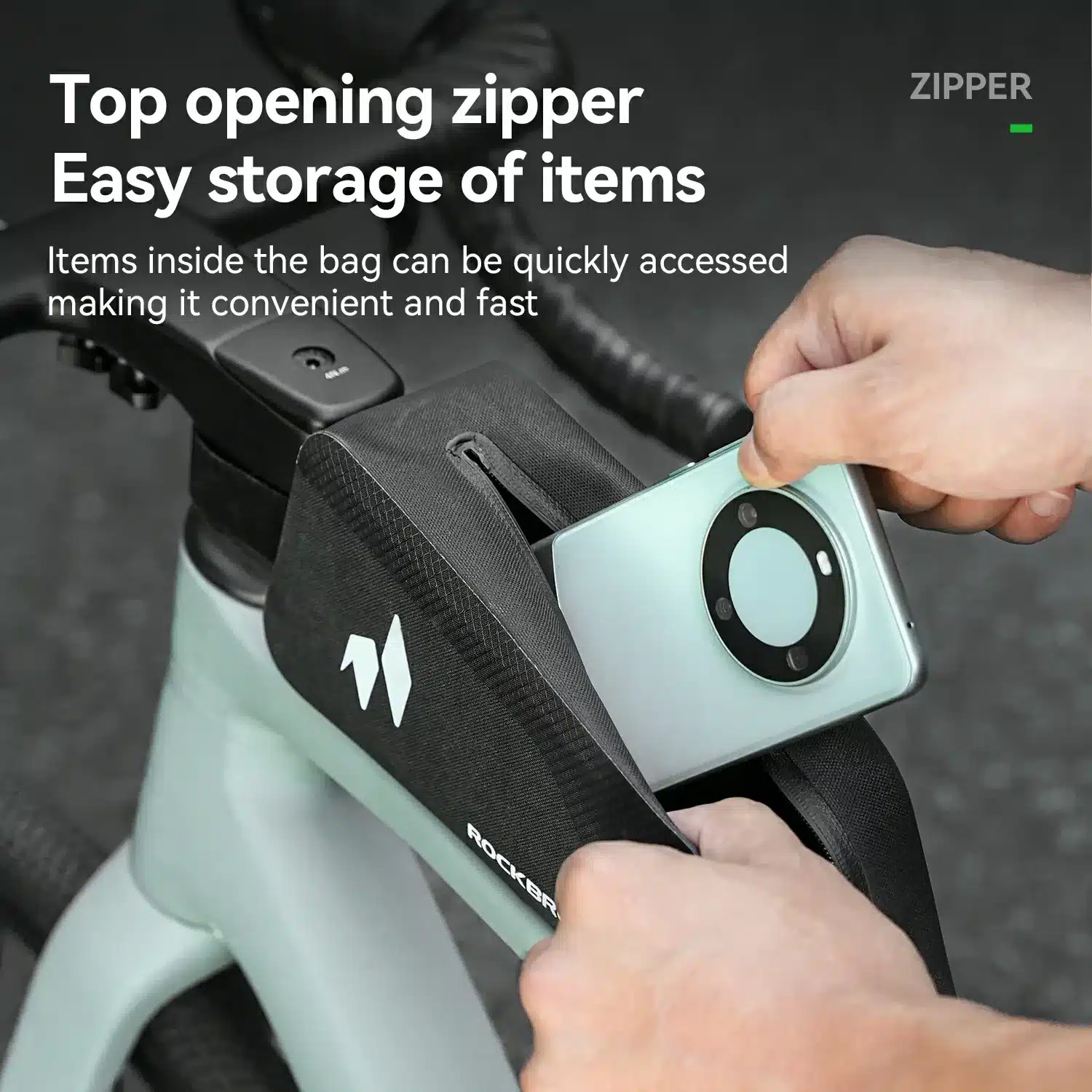 100  Wasserdichtes Oberrohrtasche 1L AS 151 RideMa 1009112d52b0