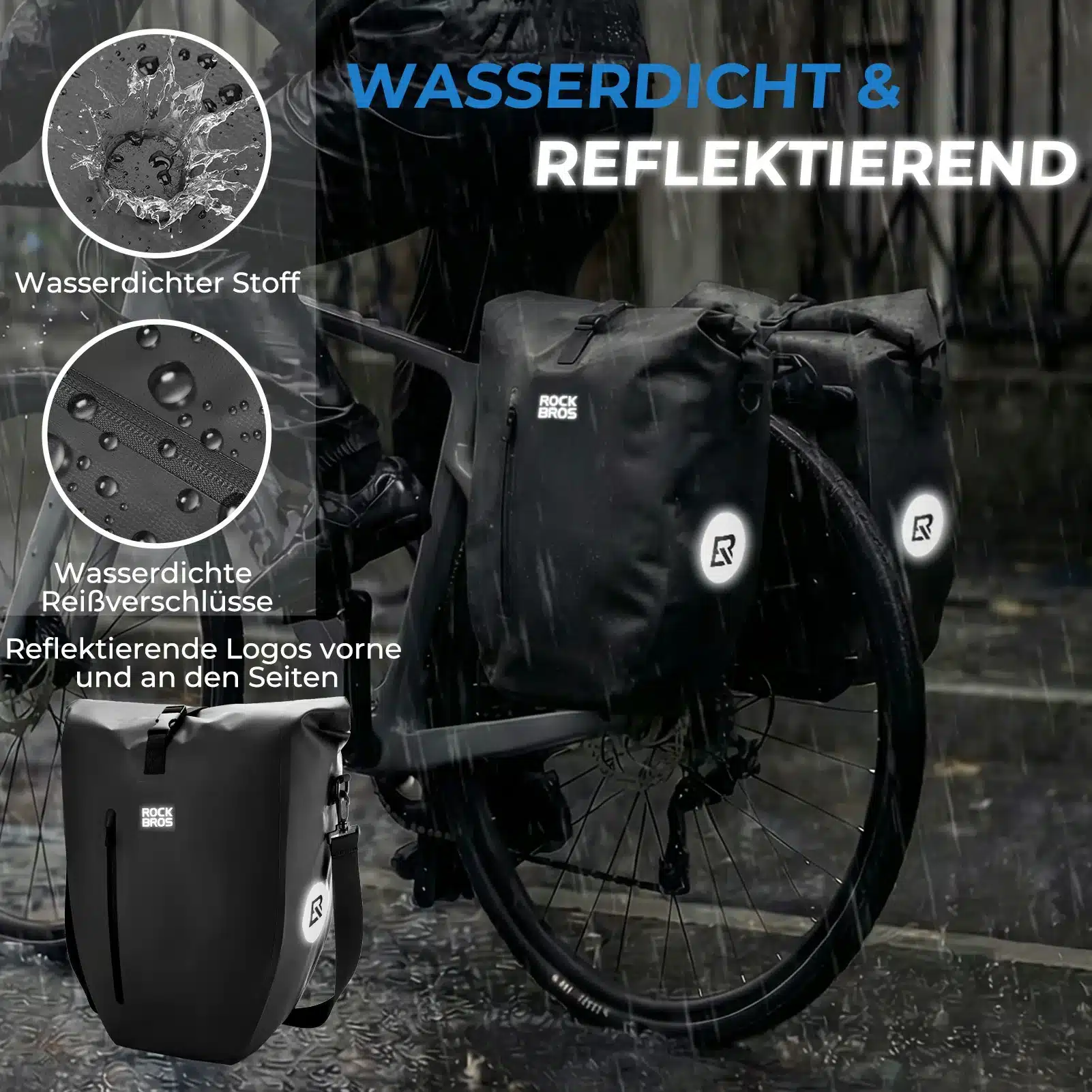 15L 20L Fahrrad Gepäckträgertasche 3 in 1 116bcb6ff93d