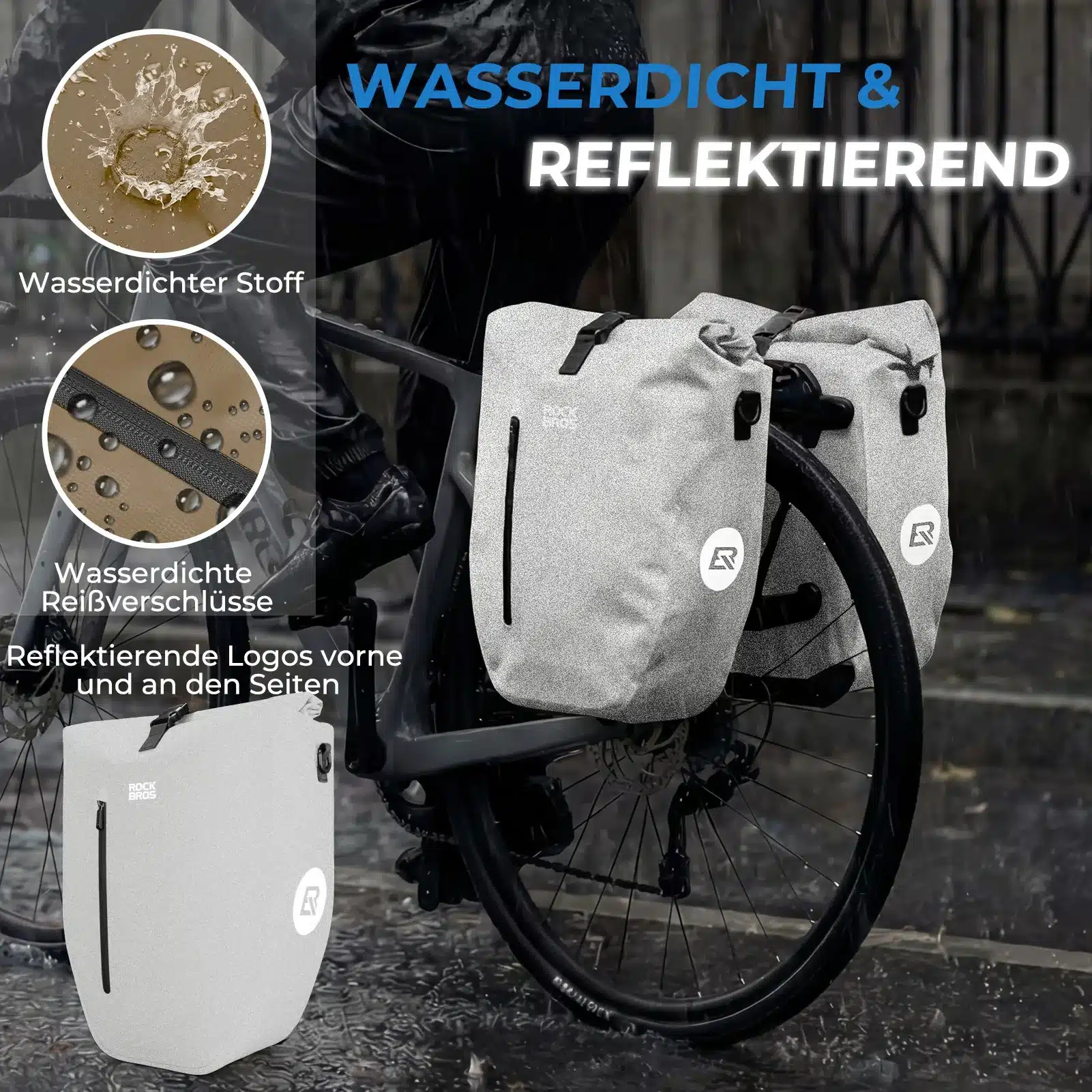 15L 20L Fahrrad Gepäckträgertasche 3 in 1 d553db1a1d10