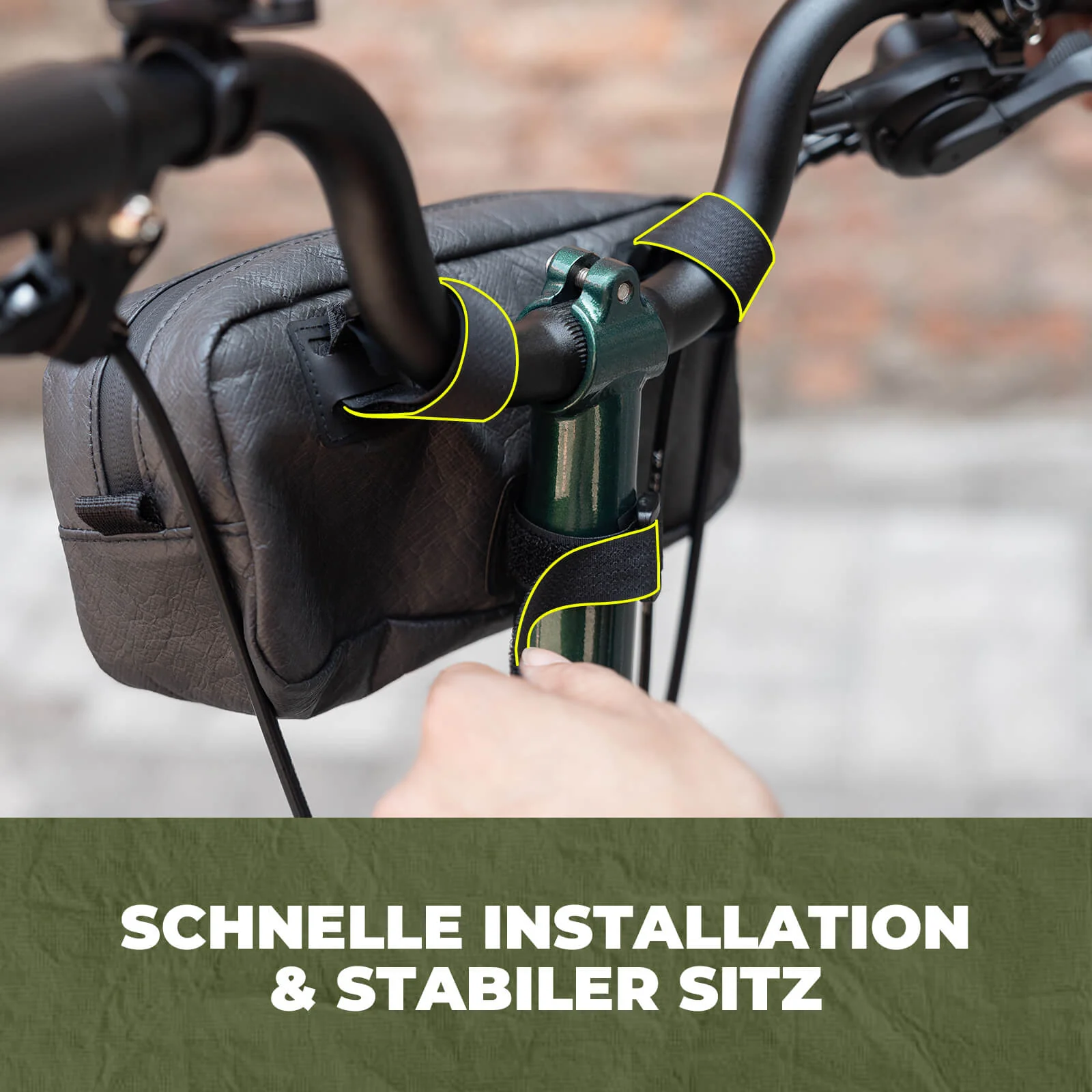 2 in 1 Lenkertasche Wasserabweisend mit Schultergu 172112ac374f