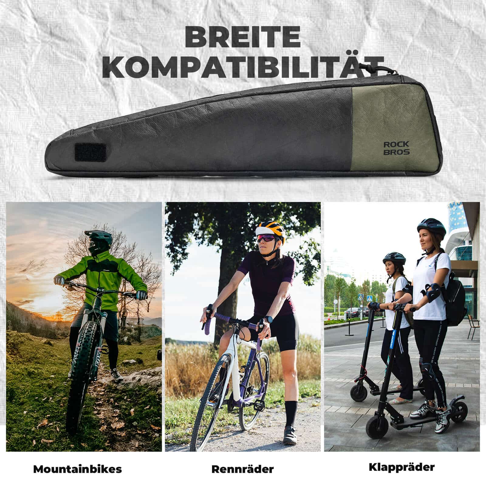 2 in 1 Oberrohrtasche Wasserabweisend mit Schulter 9038aa13076f