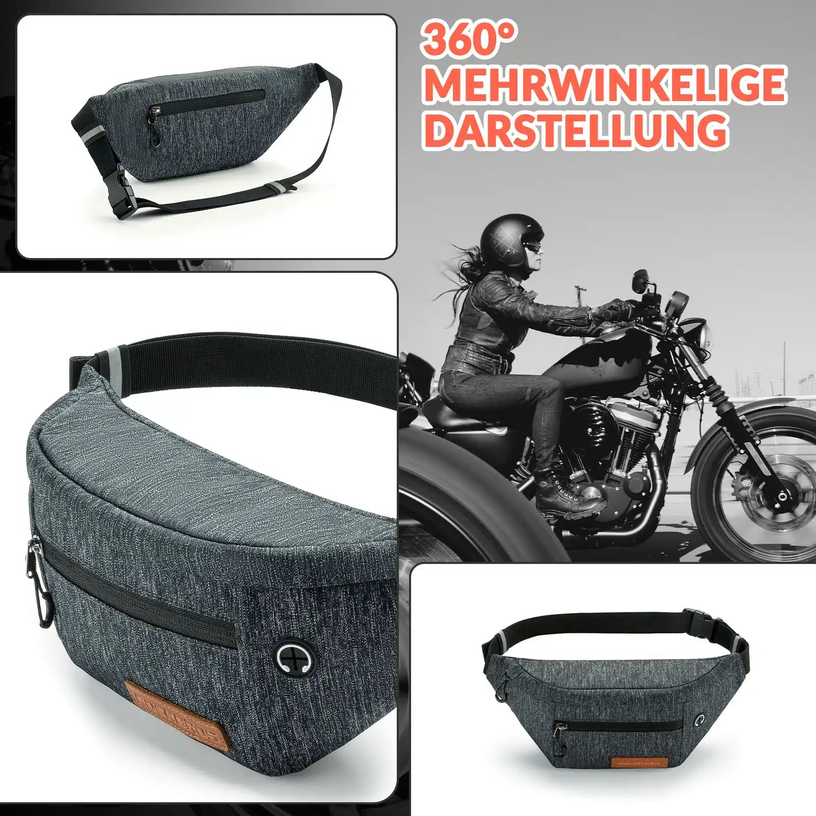 Bauchtasche 1 5L Gürteltasche mit Verstellbarem Gü b303b2d6bedf