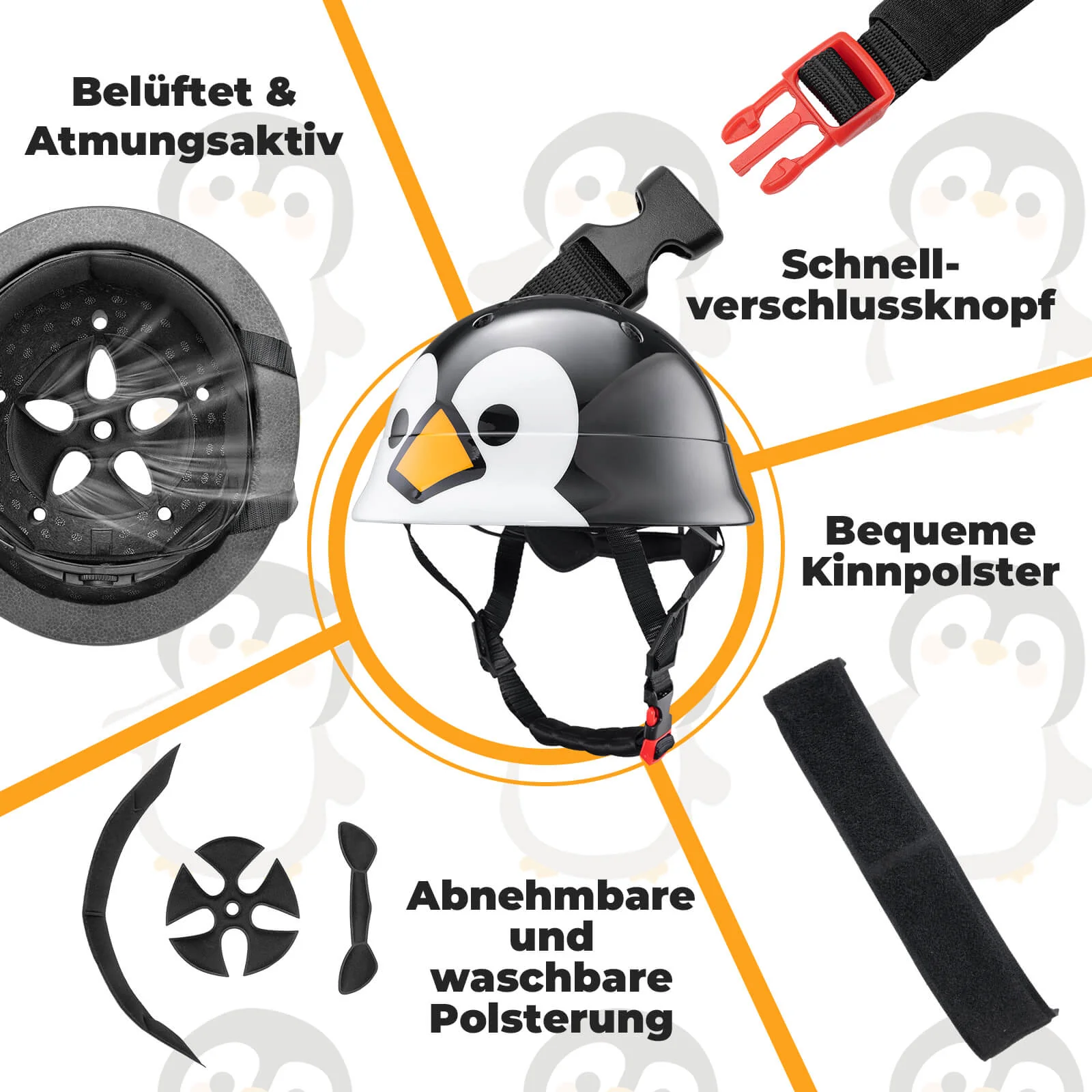 Children s bicycle helmet 48 52cm 2 5 years   peng ece5a1c4ab30