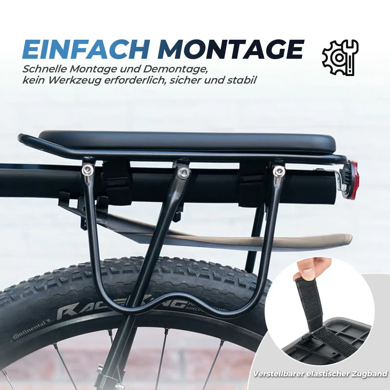 Fahrrad Gepäckträger Sitzkissen   Universal  Wasse d38ae0a08995