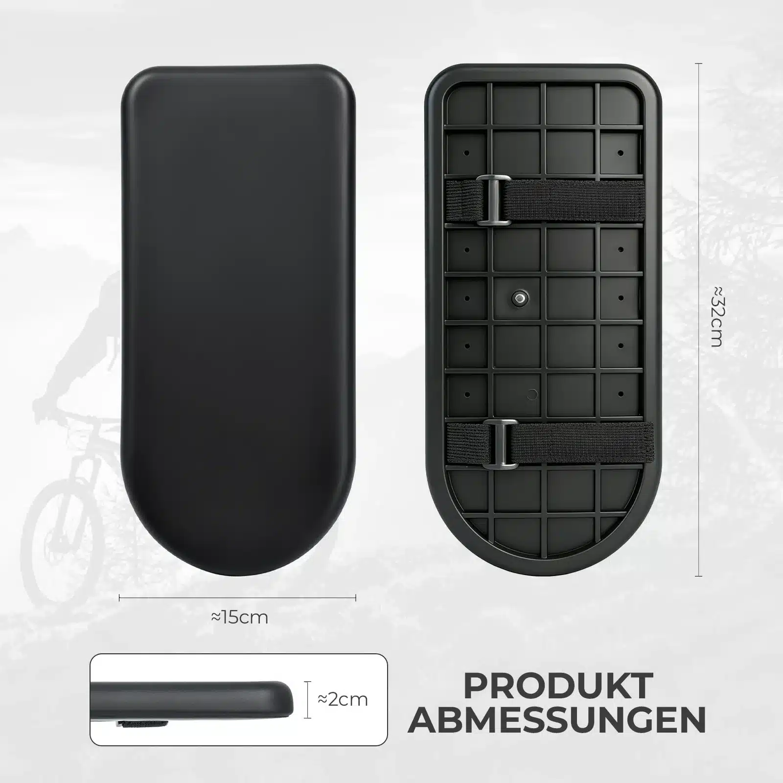 Fahrrad Gepäckträger Sitzkissen   Universal  Wasse eca7987b1b1b