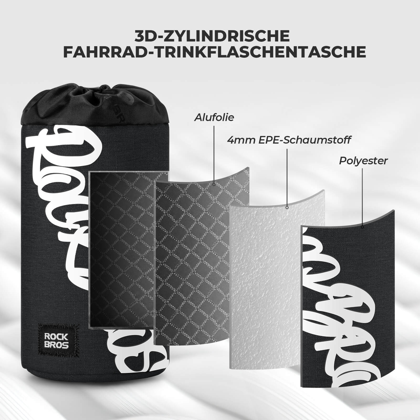 Fahrrad Lenkertasche Mini 1L für Trinkflaschen Ø9  82425f7d7cc4