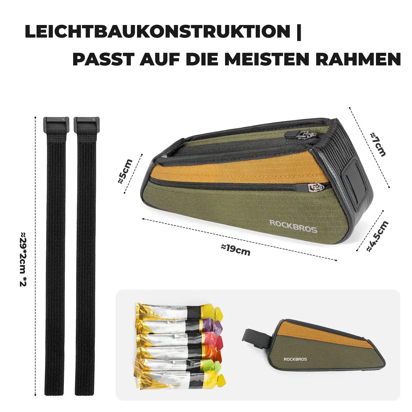 Fahrrad Oberrohrtasche für Schnellen Zugriff Kratz e3d5db7ddca3