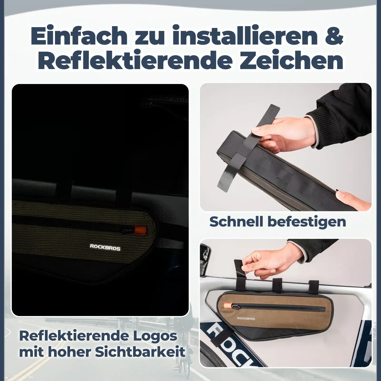 Fahrrad Rahmentasche Dreiecktasche 1 7L  Fahrrad O 081b6bedaf18