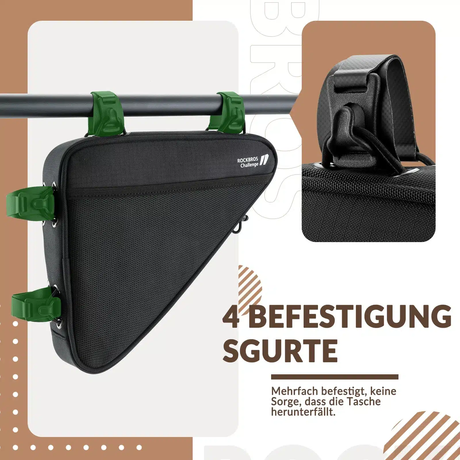 Fahrrad Rahmentasche Fahrradtasche Dreieckstasche  da7a5cbc2902