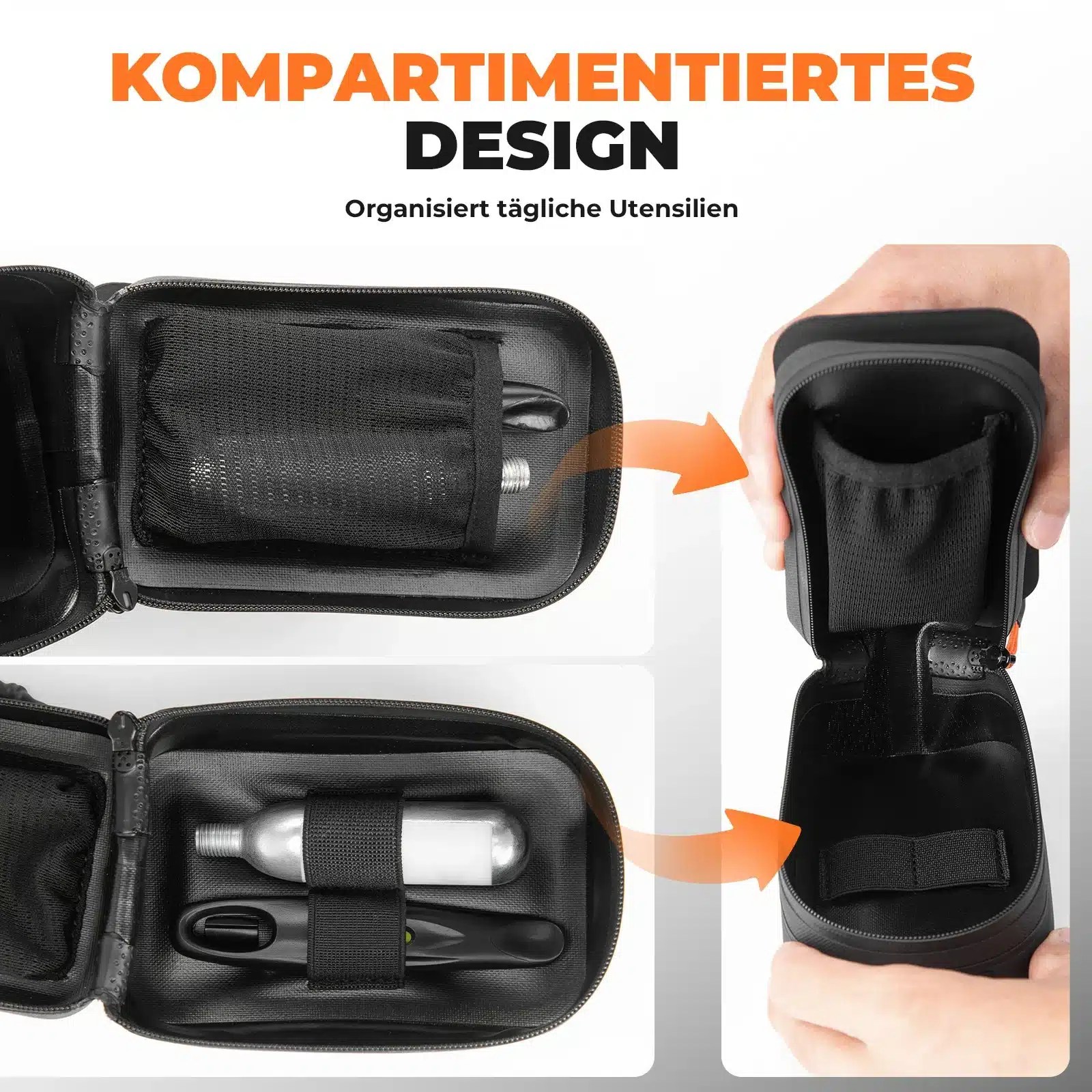 Fahrrad Satteltasche Drehknopf Verstellsystem Komp 157a4464f18d