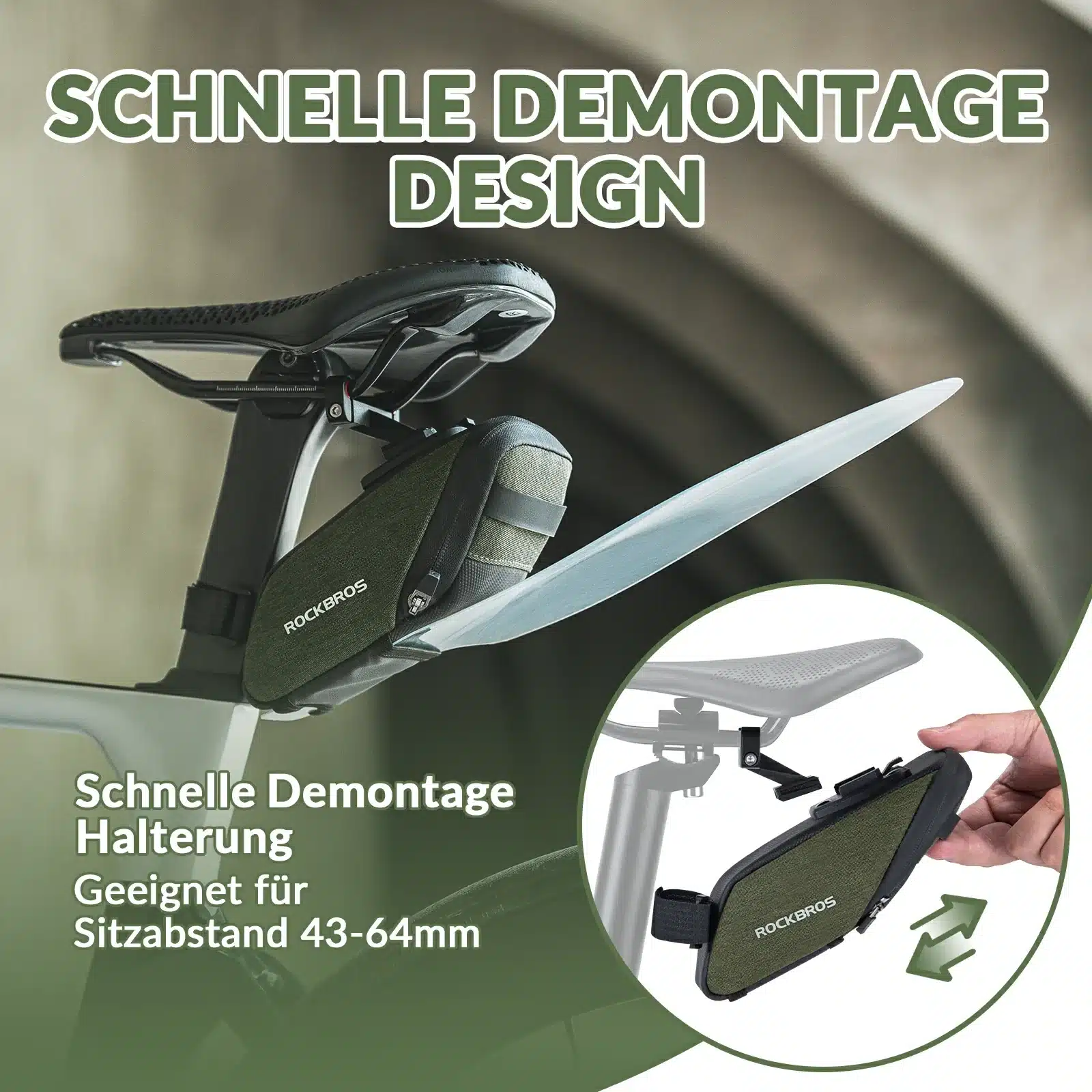 Fahrrad Satteltasche mit Durchsichtigen PVC Kotflü a1d87298c2e4