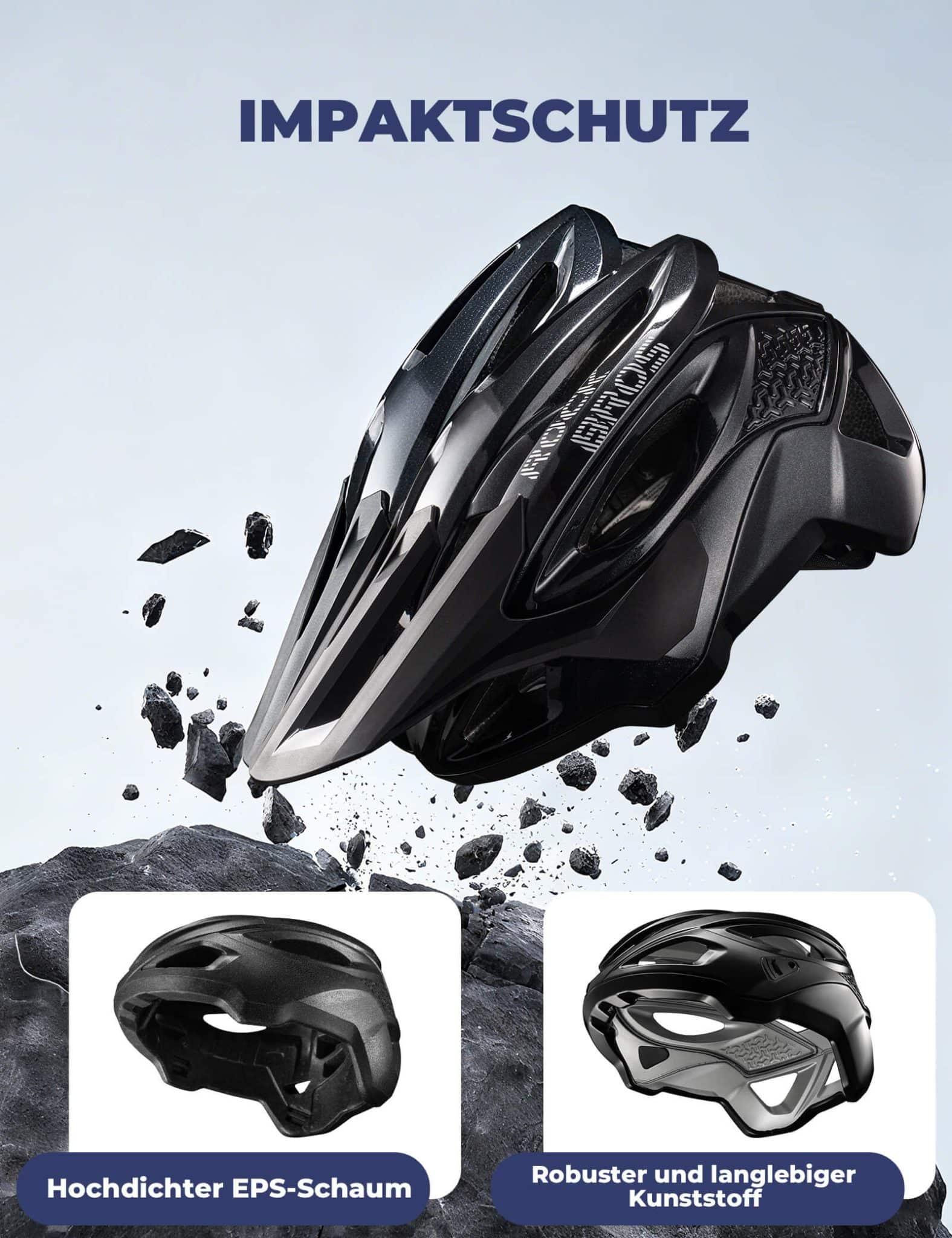 Fahrradhelm mit Belüftungssystem Verstellbar   Lei 05e0f3c6b424