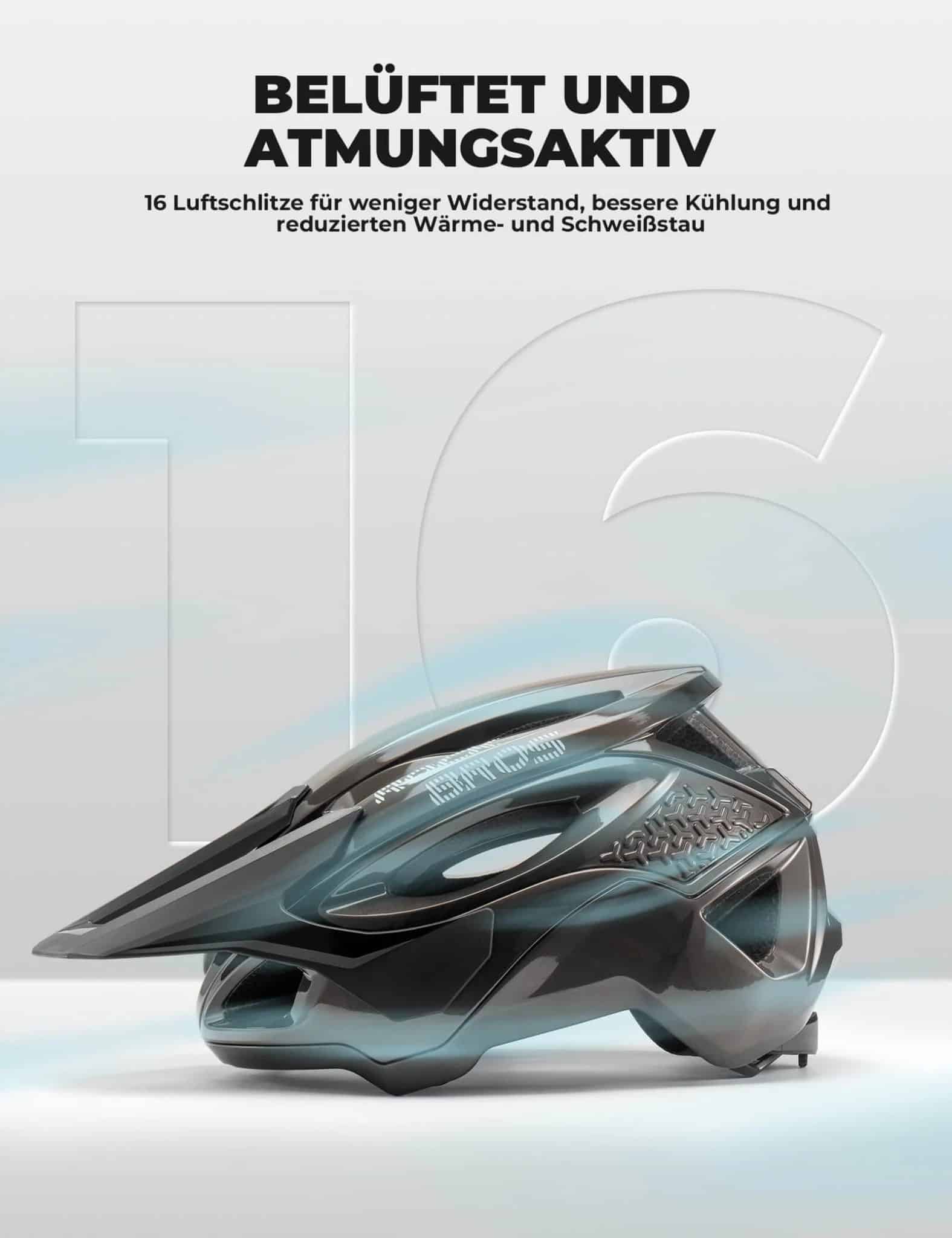 Fahrradhelm mit Belüftungssystem Verstellbar   Lei 9687b21e14b0