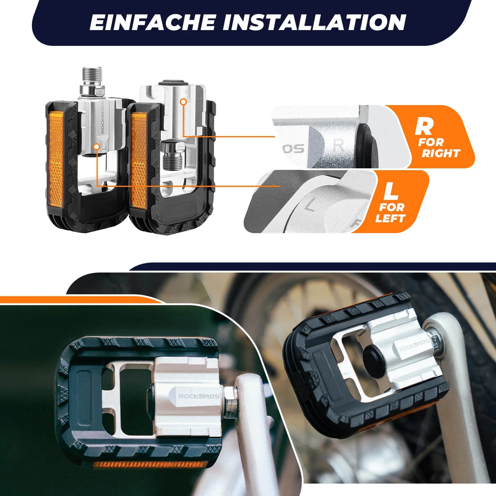 Fahrradpedale Faltbar Klapppedale 9 16  12c5a1dd77e2