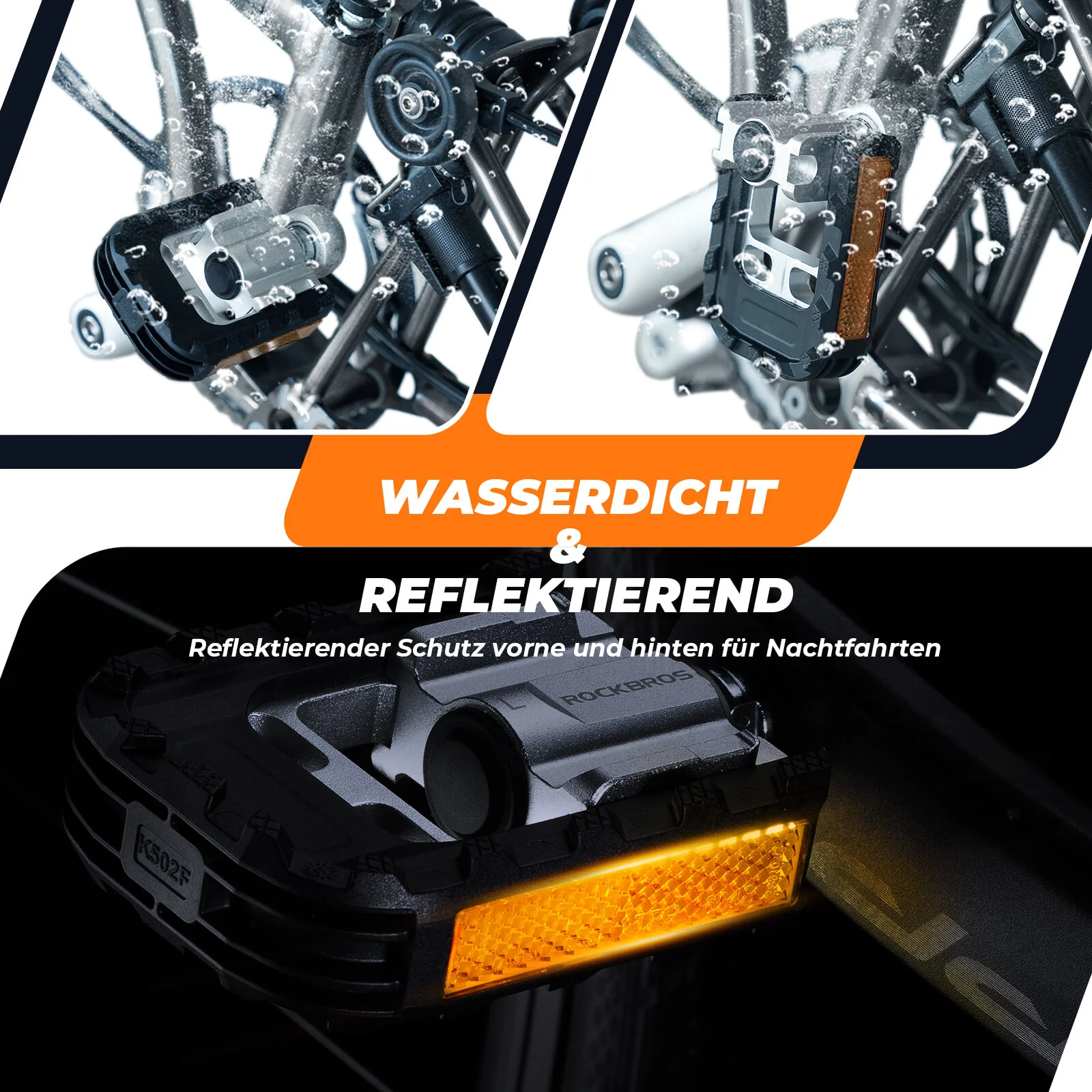 Fahrradpedale Faltbar Klapppedale 9 16  b39decb63325