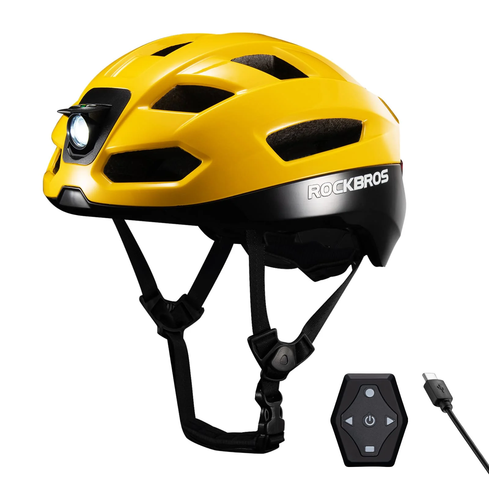 Fernsteuerbarer Smart Fahrradhelm mit Licht 2286602f4768