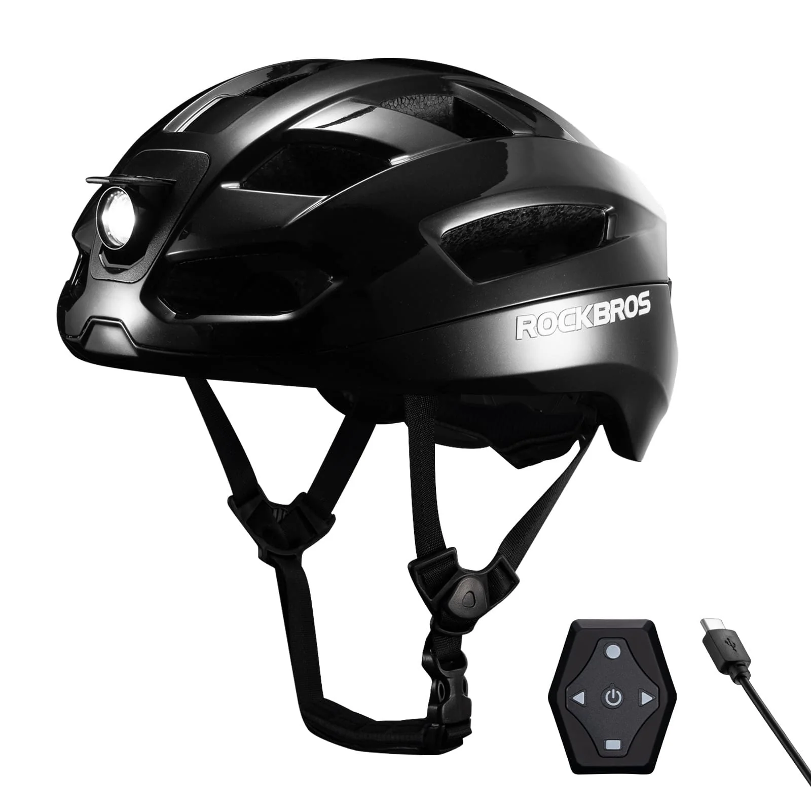 Fernsteuerbarer Smart Fahrradhelm mit Licht 4fa3e68b931e